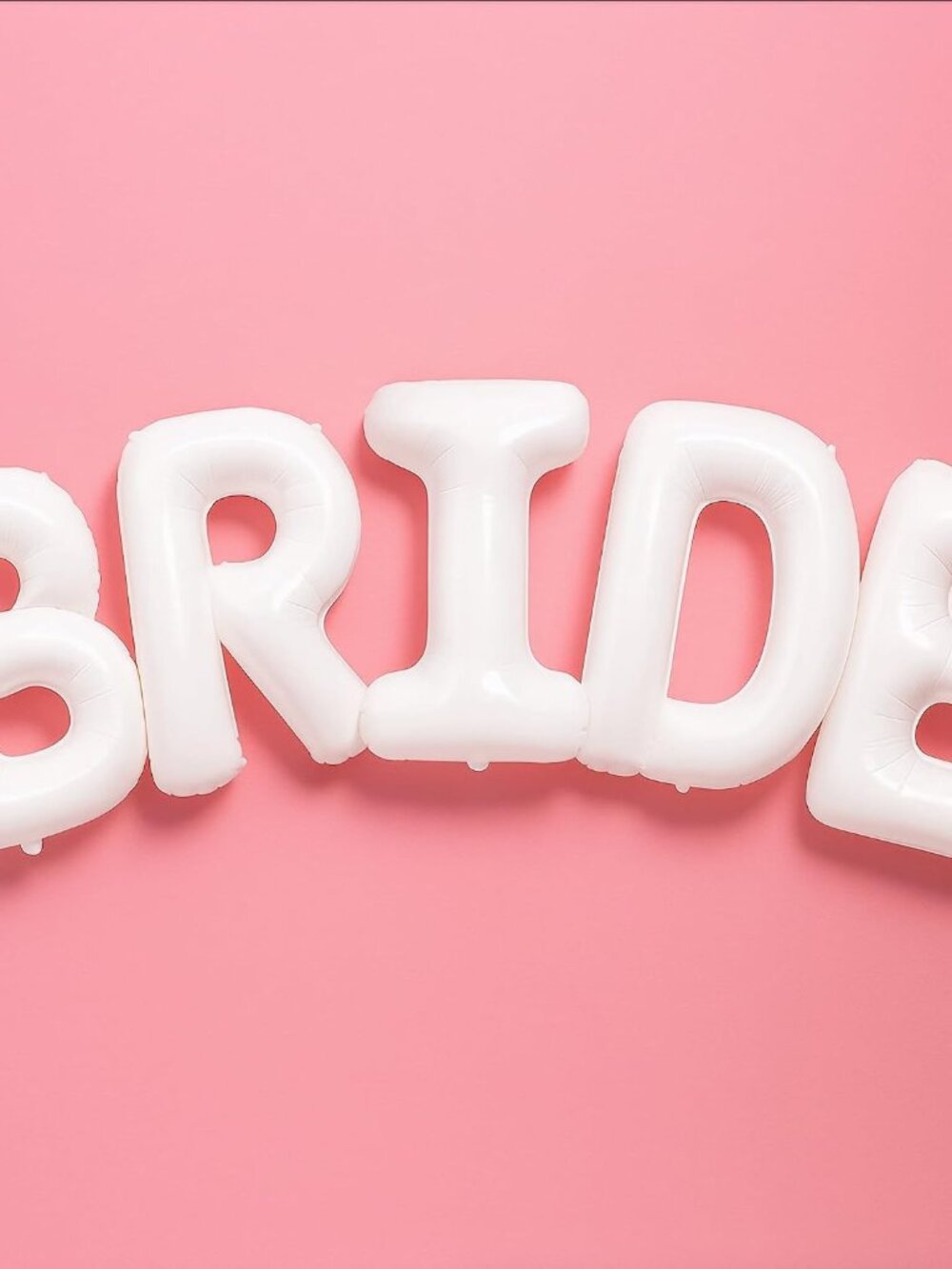 Bride Balloons White 40 Inch, Bachelorette Party Decorations